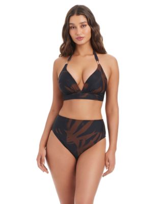 Women's Palm Breeze Banded Sweetheart Neck Bra and Bottoms