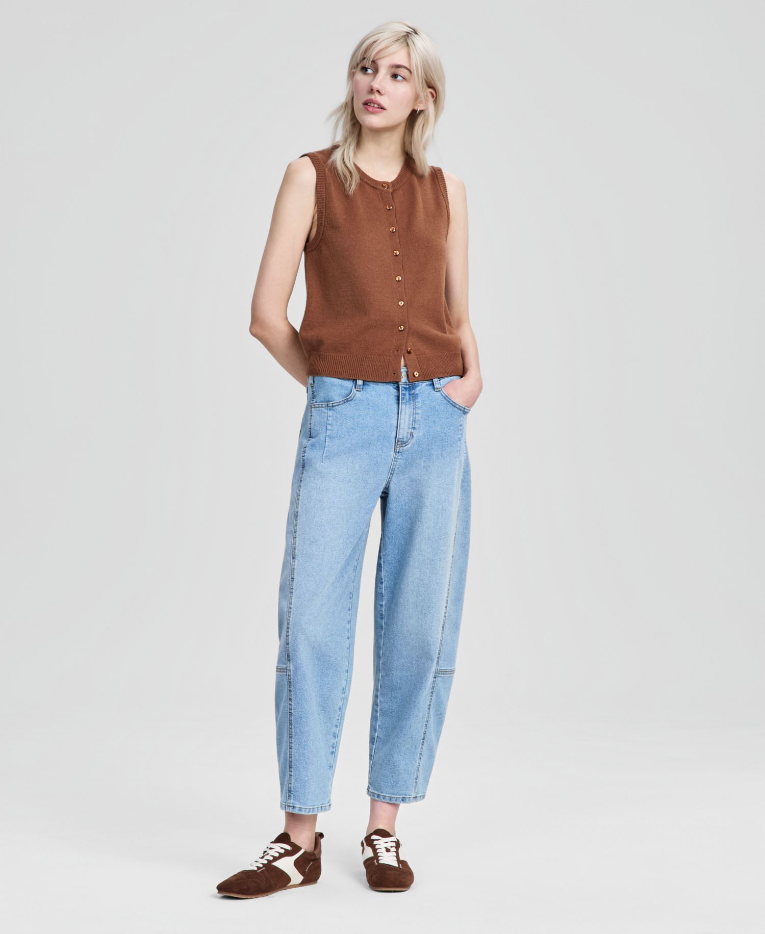 Petite Barrel Jeans