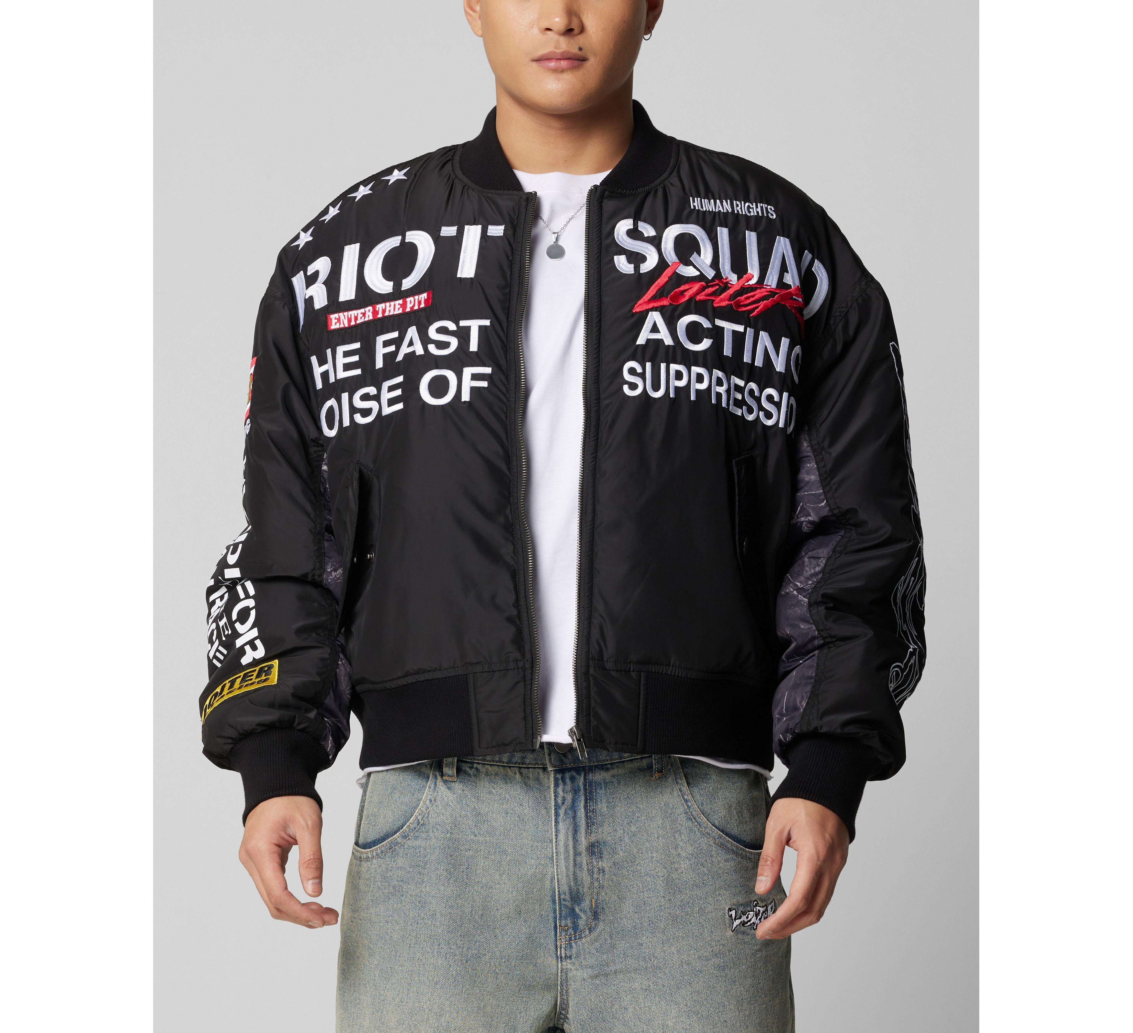 Loiter Men's Riot Squad Bomber Jacket