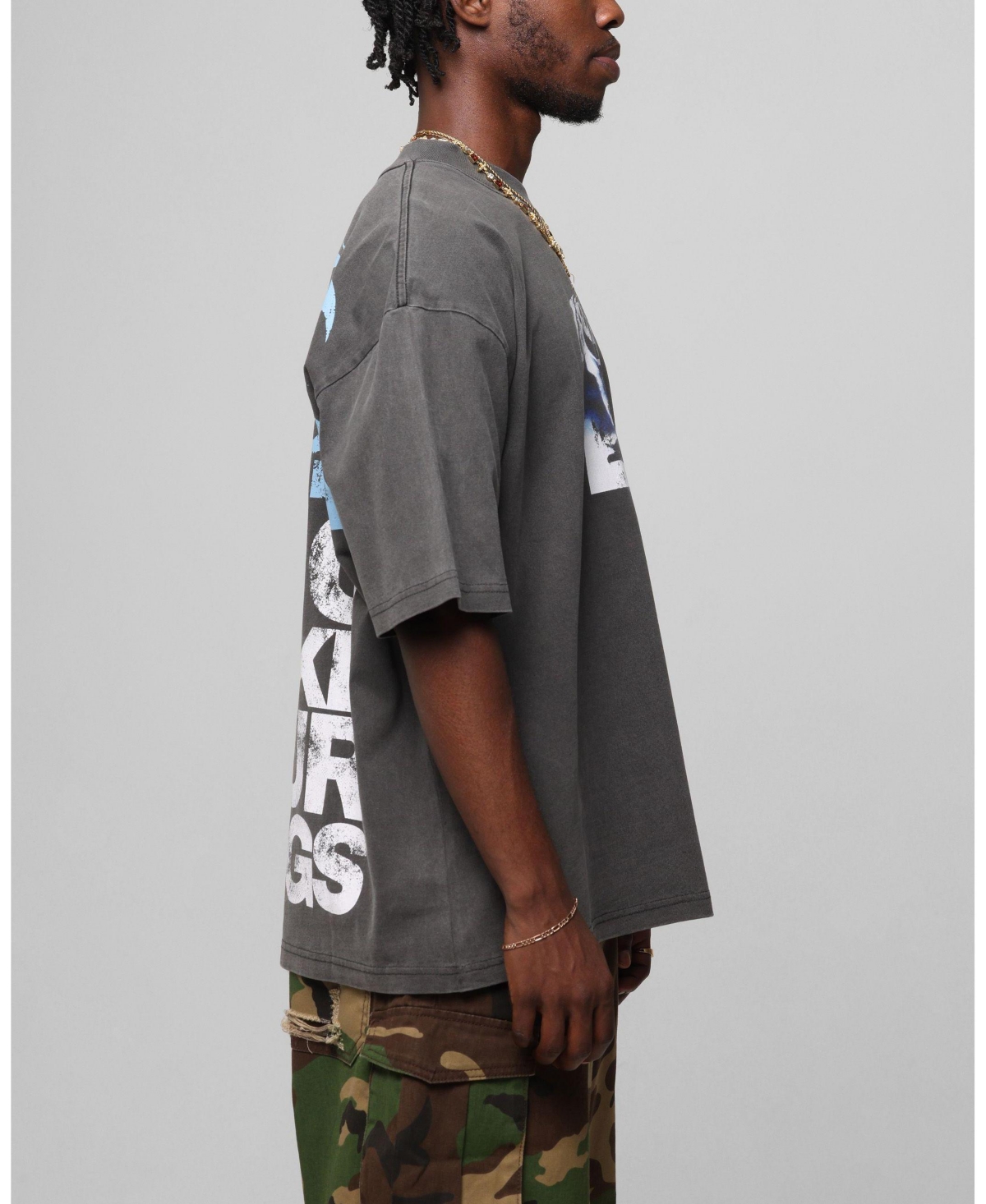 Loiter Men's Faded Print Flannel Shirt