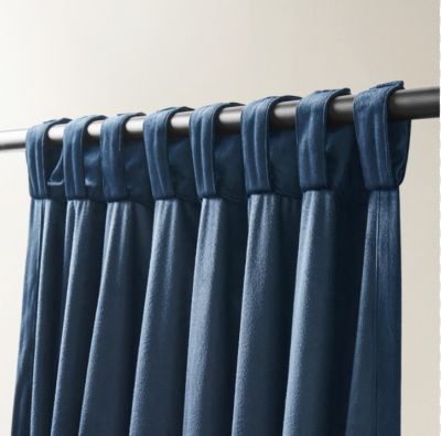 Adair Solid Velvet Curtain