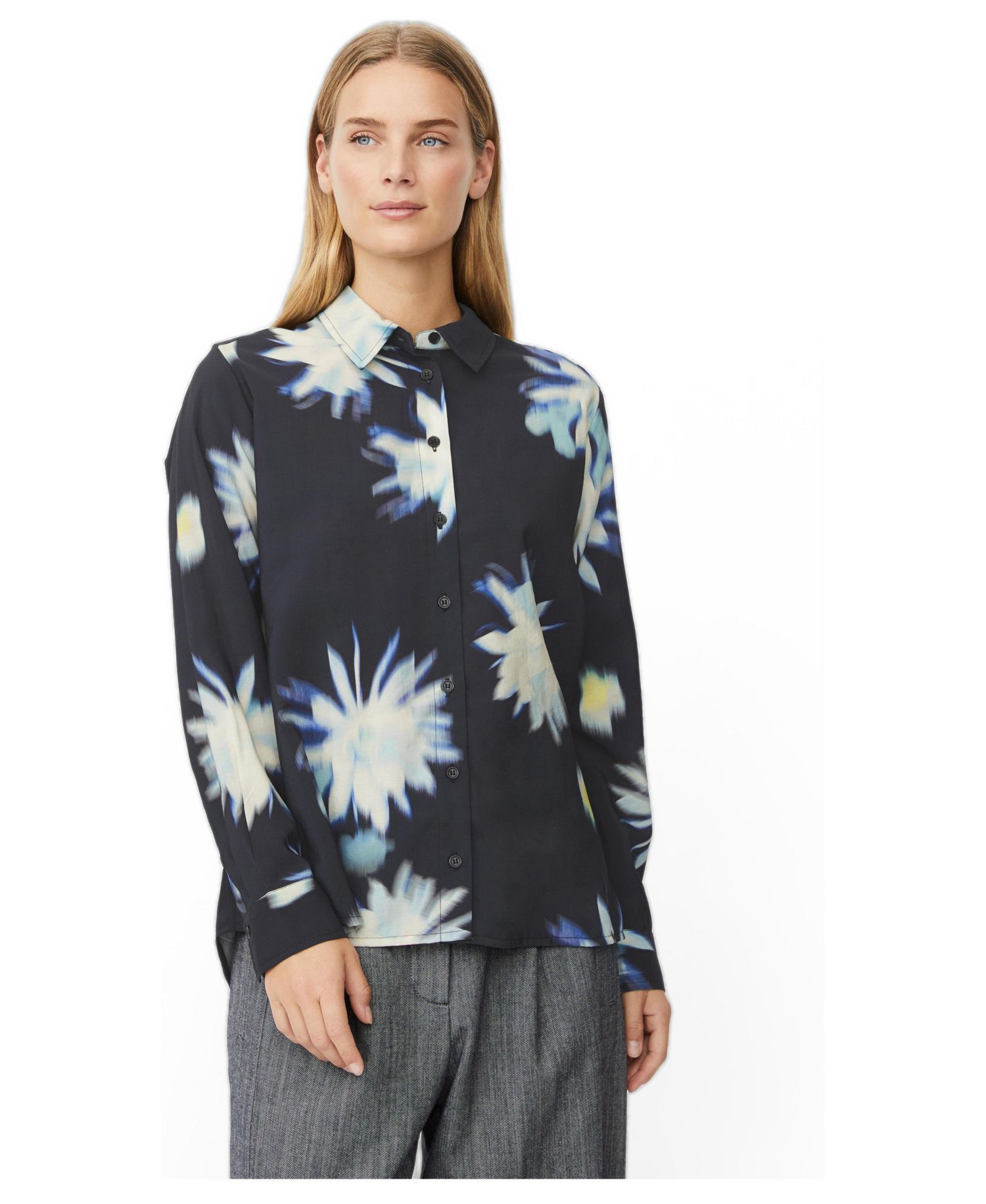Women's Imma Long Sleeve Collared Shirt