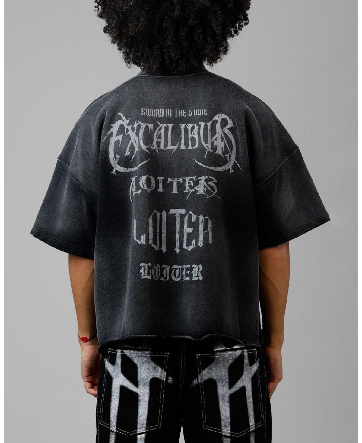Loiter Men's Excalibur Sword Distressed Tee
