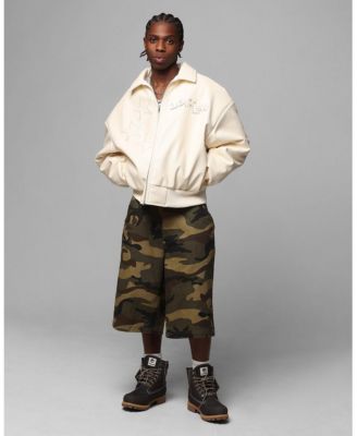 Men's Solar Pu Leather Varsity Jackets