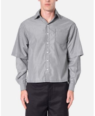 Loiter Men's Double Layer Pinstripe Shirt
