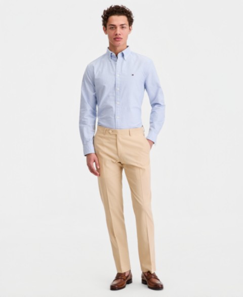 Мужские брюки Tommy Hilfiger Men's Modern-Fit Linen Pants