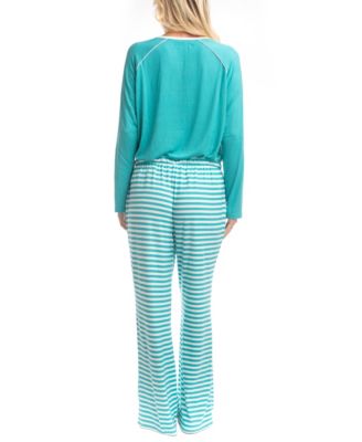 Cherry Merry Henley PJ Set