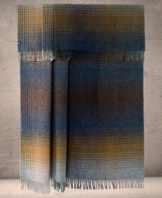 Highland Tweeds Shetland Lambswool Throw, 55 " x 72"