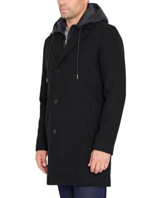 Men's Single Breasted Wool Coat