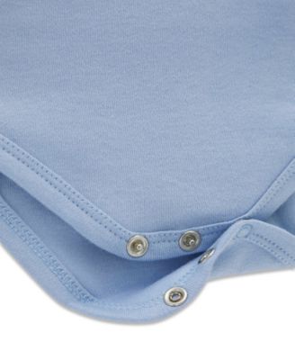 Baby Boys' Long-Sleeve Bodysuit, Short-Sleeve Bodysuit and Pants, 3-Piece Set