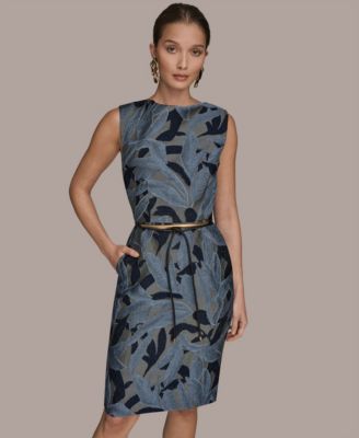 Women's Crewneck Sleeveless Dress