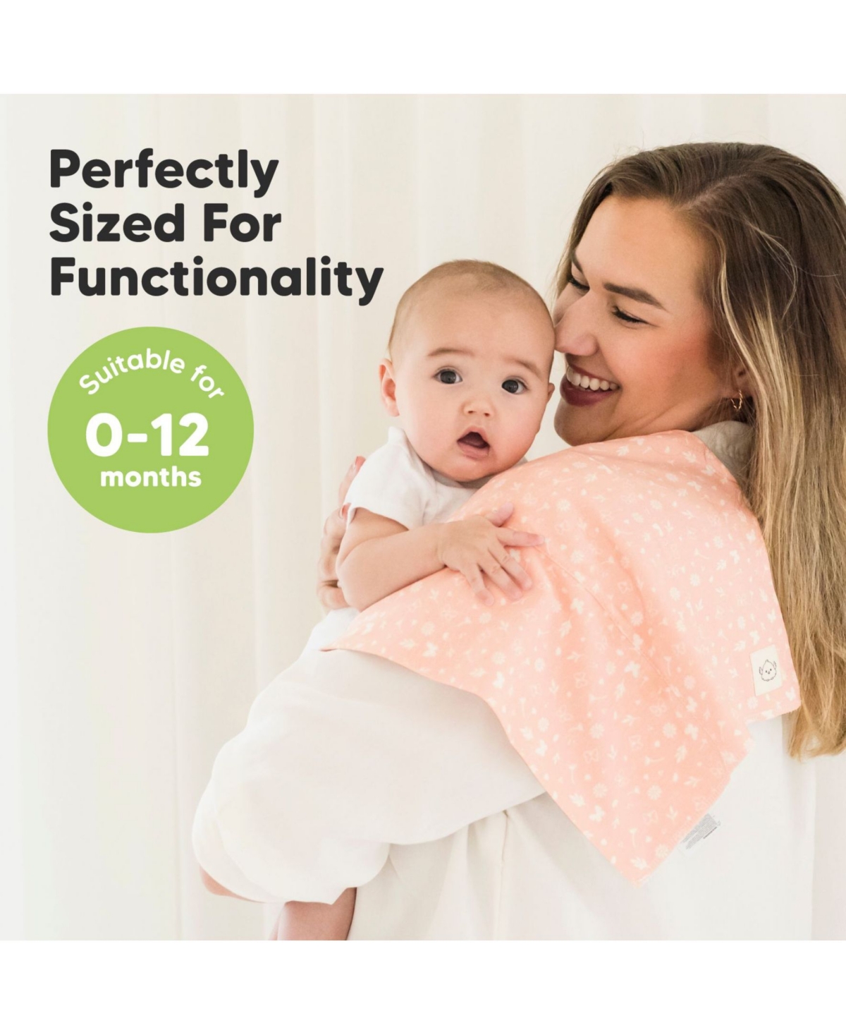 KeaBabies 6pk Shea Baby Burp Cloths for Boys and Girls, Burping Babies, Newborn