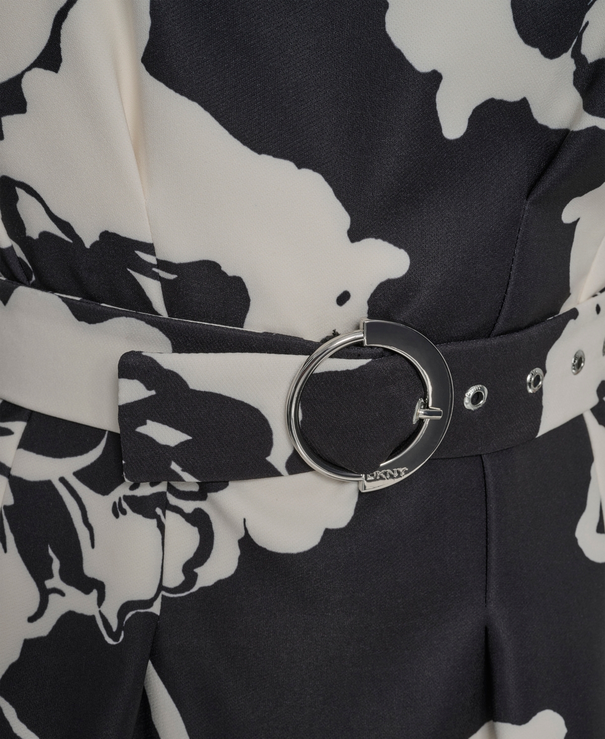 Dkny Petite Jewel Neck Cap Sleeve Dress