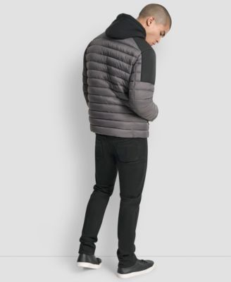 Men's Moto Quilted Puffer Jacket