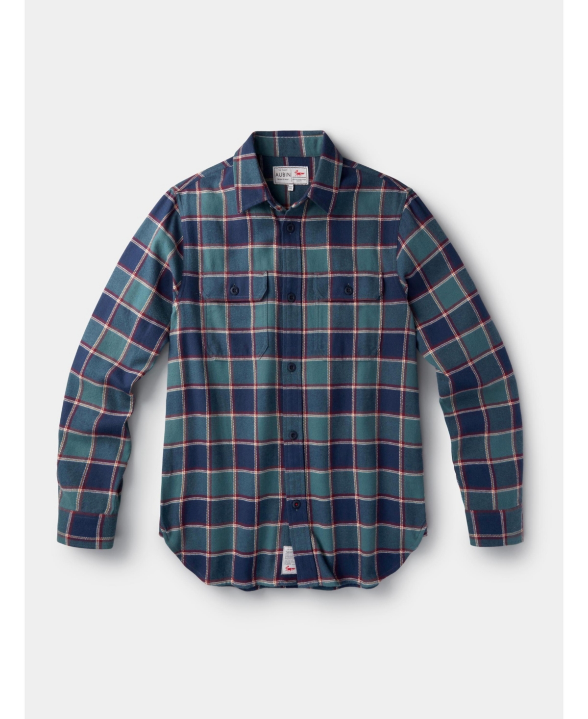 Aubin Men's Crowle Button Up Flannel Shirt