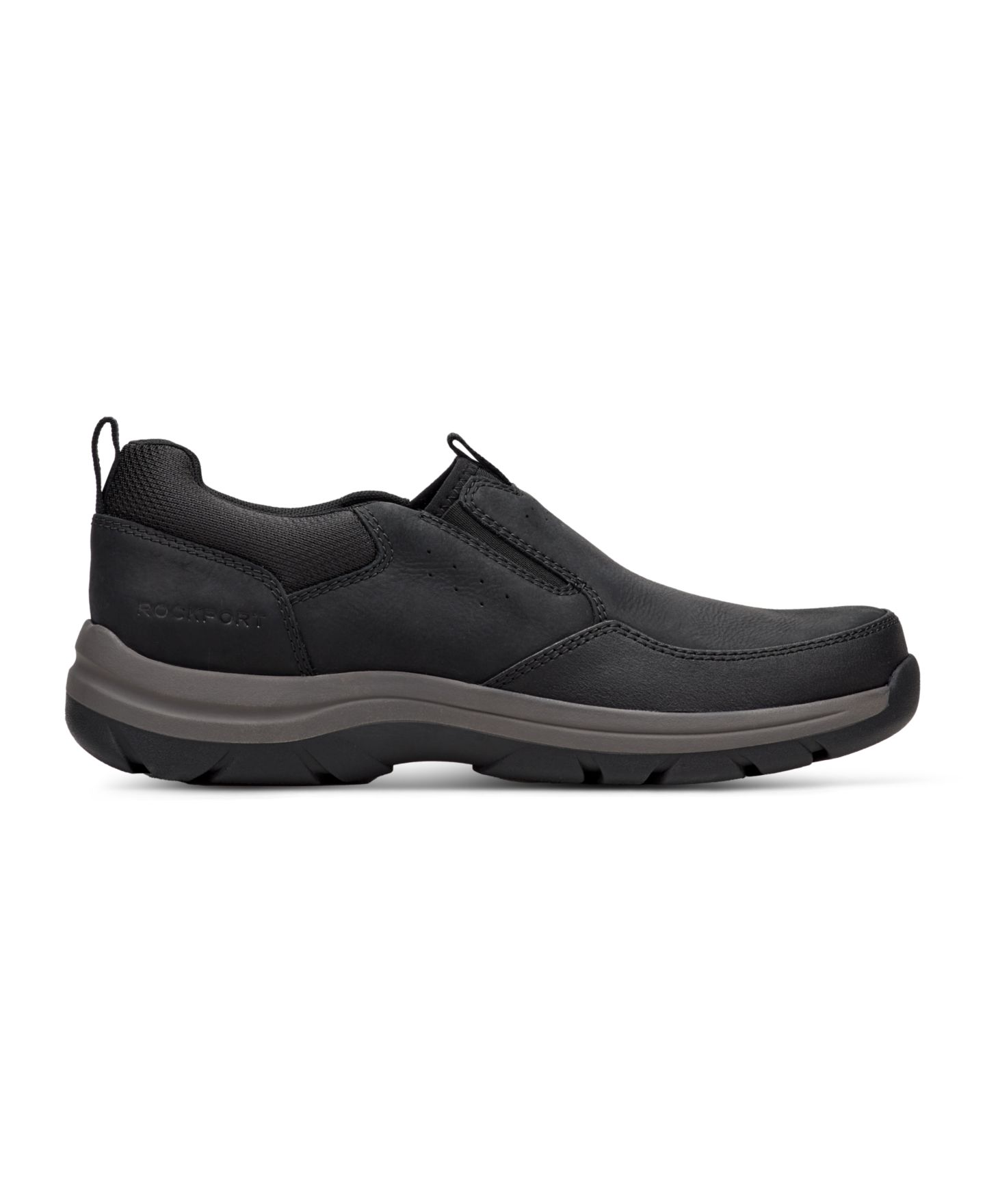 Мужские туфли Rockport Falcon Casual Round-Toe Slip-On, цвет: Чёрный — фото 2