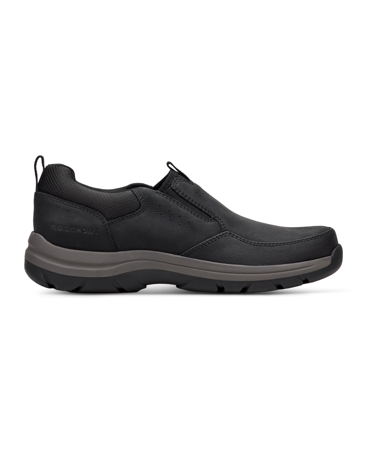Rockport Men's Falcon Casual Round Toe Slip-on Shoes In Black