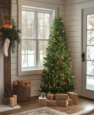 Acacia Pre-lit Christmas Tree with 300 Clear Incandescent Lights, 6'