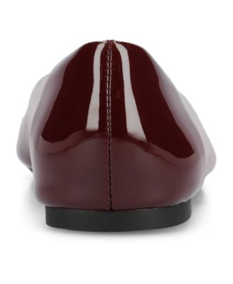 Women's Zimia Buckle Square Toe Ballet Flats