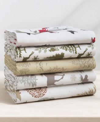Ultra-Soft Turkish Cotton Flannel Christmas Print Sheet Set