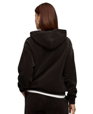 Women's Elevated Comfort Velour Long-Sleeve Hoodie