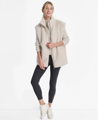 Women's Long Line Front Zipper Vest