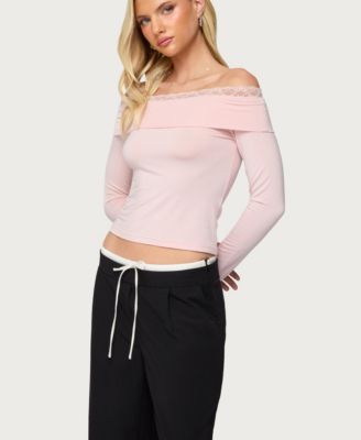 Women's Janus Lacey Fold Over Top