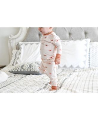 Emerson Fitted Long Sleeve Two-Piece Pajamas
