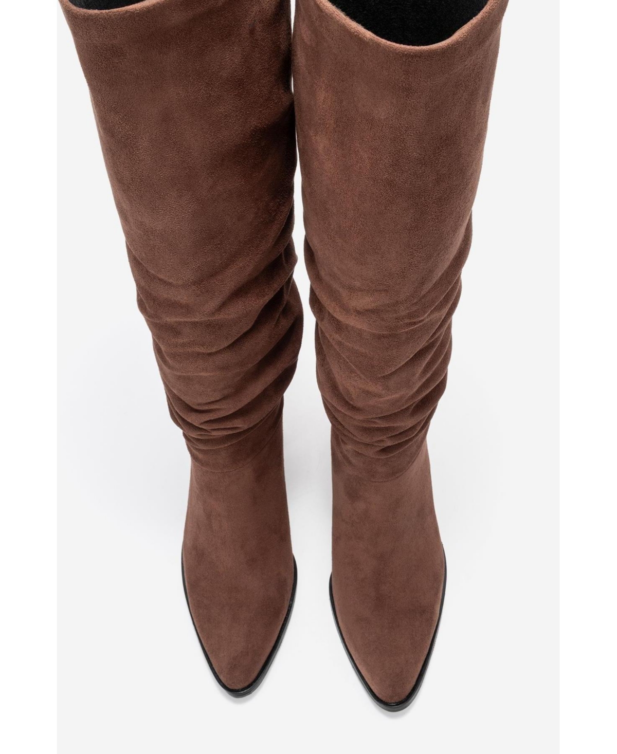 Prologue Shoes Vianella Block Heel Knee High Boot (Women)