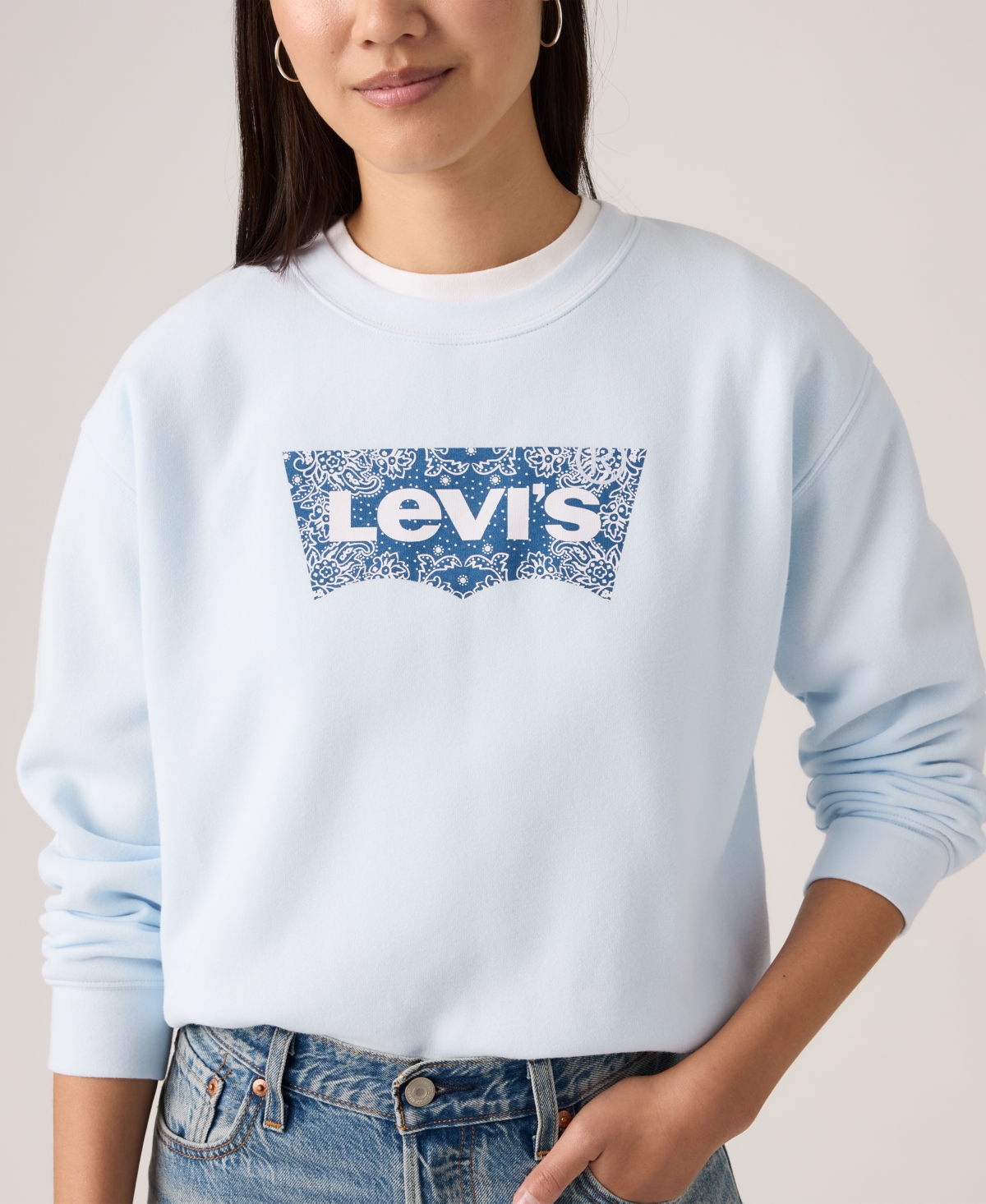Levi's Juniors' Graphic Everyday Crewneck Sweatshirt