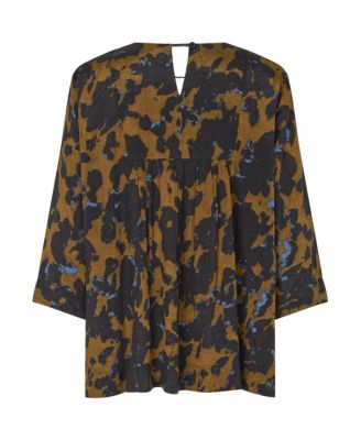 Women's MaDurion 3/4 Sleeve Draped Blouse