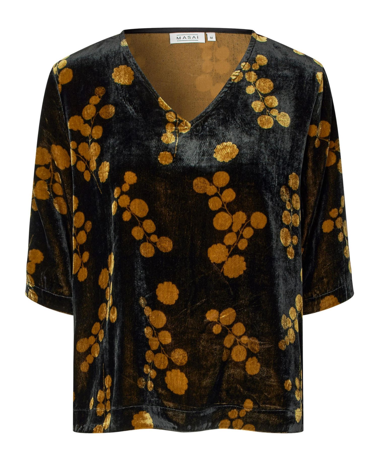 Women's Estela V-Neck Short Sleeve Blouse