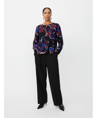 Women's Belsanu Round Neck Long Sleeve Blouse