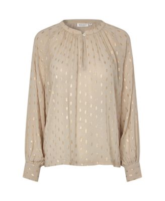 Women's MaDornessa Long Sleeve Round Neck Blouse