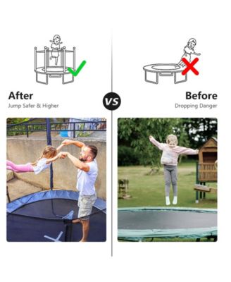 8 Feet Trampoline Safety Replacement Protection Enclosure Net