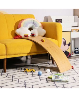 35.5 Inch Wooden Wobble Balance Board for Toddler and Adult