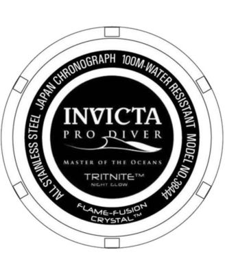 Men's 38444 Pro Diver Quartz Chronograph Blue Dial Watch