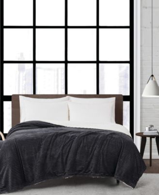 Plush Corduroy Blanket, Full/Queen