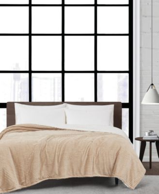 Plush Corduroy Blanket, King