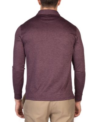 Men's Performance Mesh Long Sleeve Polo