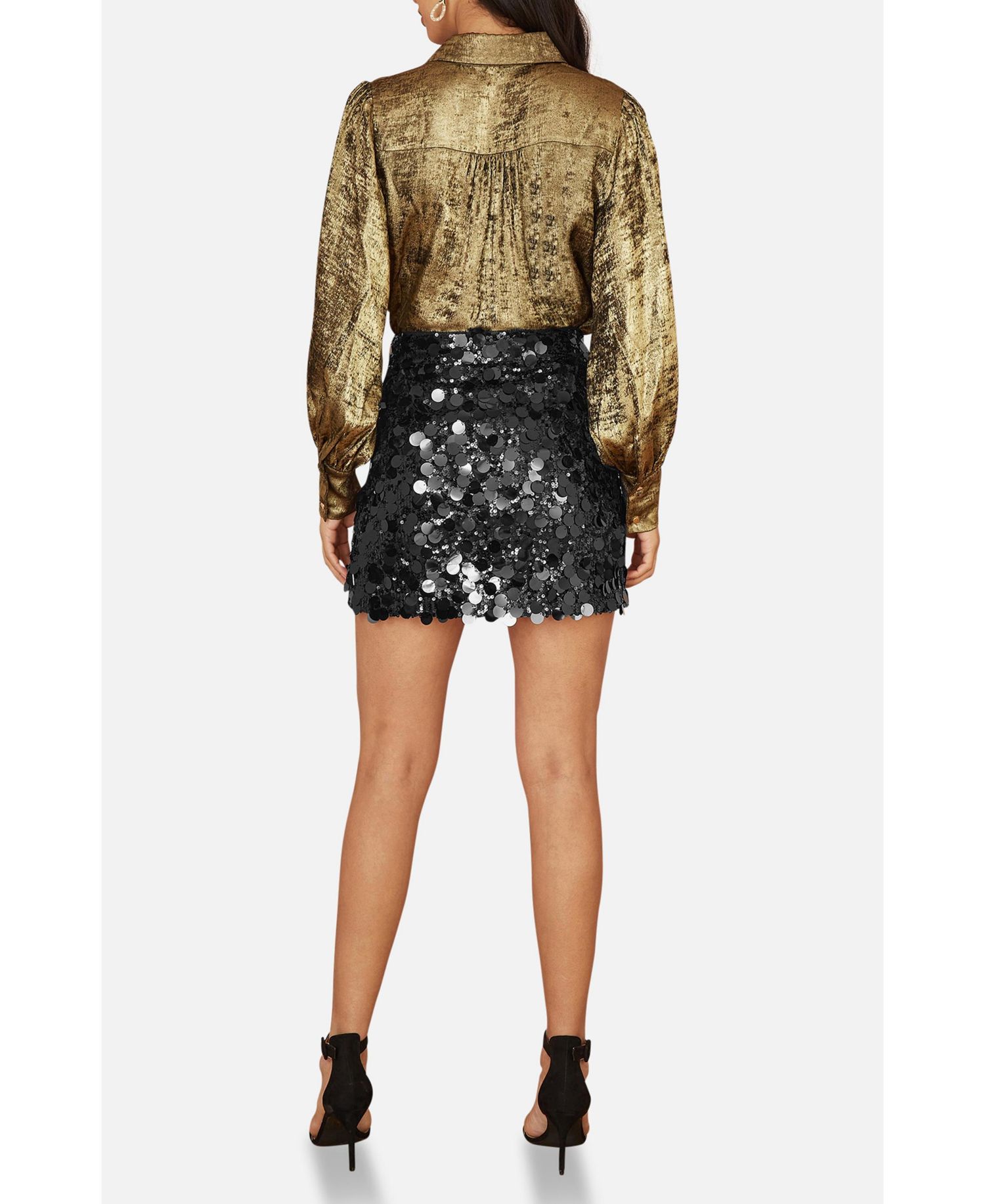 Women's Big Sequin Mini Skirt