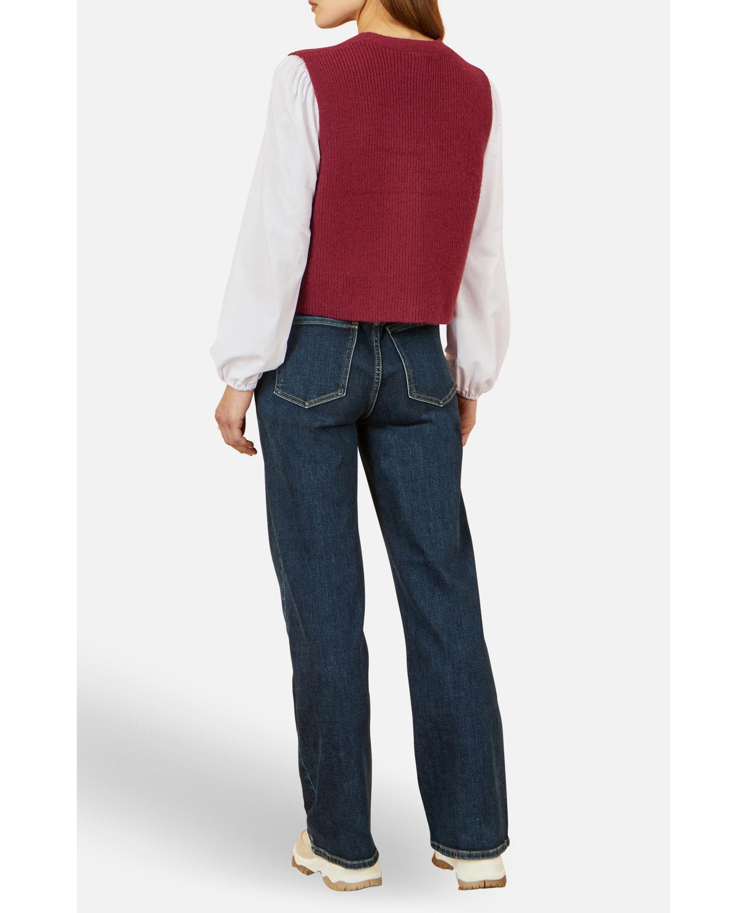 Women's Knitted Pullover Waistcoat