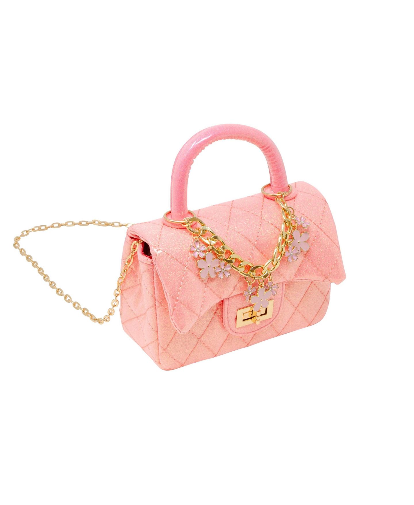 Детская сумка ZOMI GEMS Classic Sparkle Top Handle Handbag, цвет: Яркий розовый — фото 3