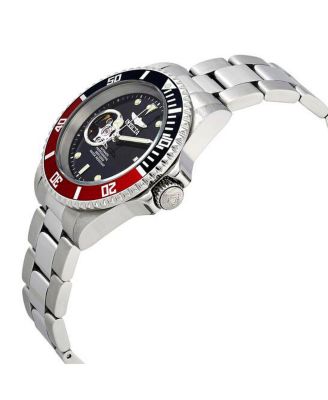 Men's 20435 Pro Diver Automatic 3 Hand Black Dial Watch