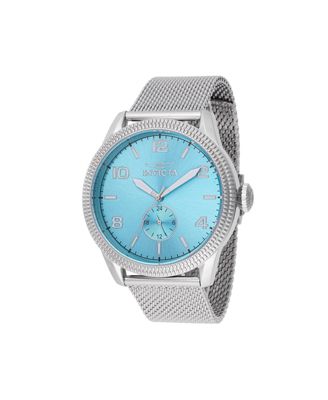 Men's 48914 Vintage Quartz VH60 Light Blue Dial Watch