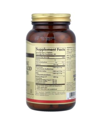 Glucosamine Hyaluronic Acid Chondroitin MSM-Shellfish-Free Tablets ,Shellfish-Free 120 Tabs