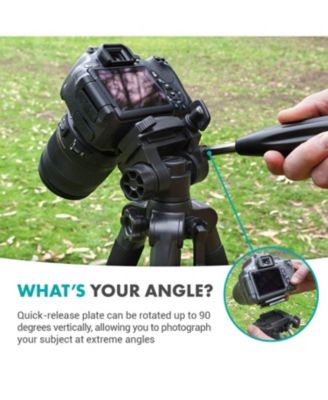 MV-T5 Full-Size Aluminum Tripod with Video Pan Head