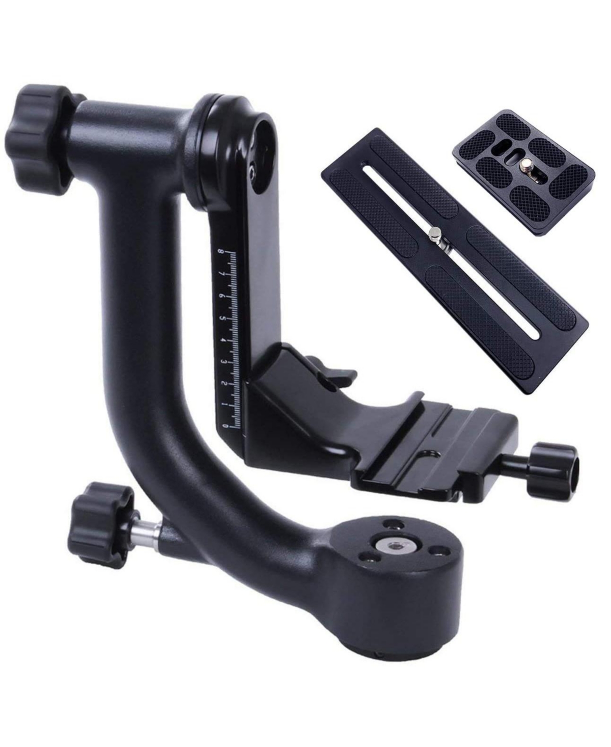 Movo GH700 Mkii Professional Gimbal Dslr Tripod Head with Long and Short Arca-Swiss Plates