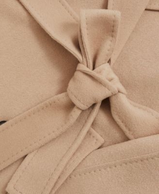 Women's Double-Breasted Blind Seam Wool-Blend Coat