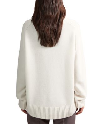 Women's Wool-Cashmere Roll-Neck Sweater